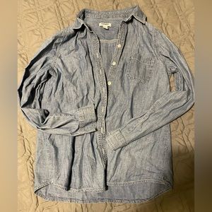 Old Navy jean button up top
